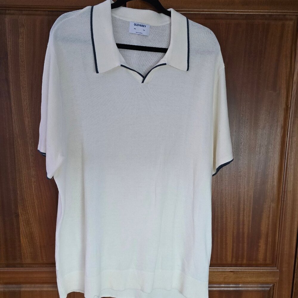 OLD NAVY mens XXL cotton polo short sleeve shirt